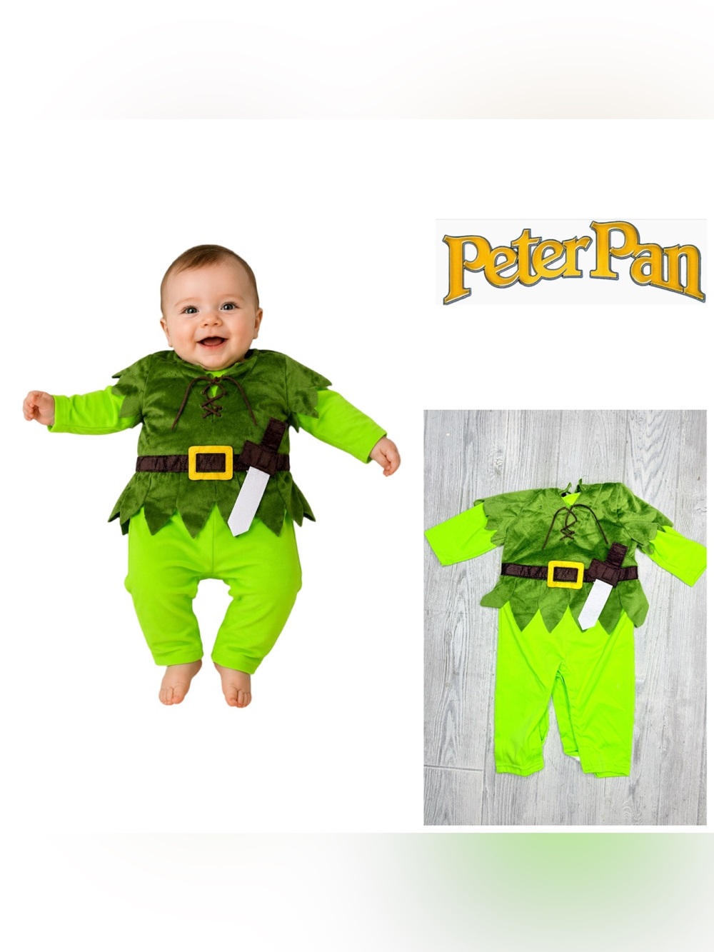 Pepper pan Halloween costume cosplay dress up 0-12 months baby costume